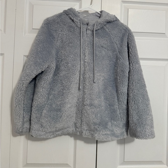 New with tag RAGLAN SLEEVE ZIPPER FRONT FURRY JACKET XS - Picture 7 of 7